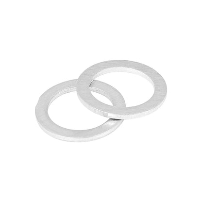 20 x M14 Silver Tone Oil Drain Plug Gaskets for Mazda (1990-2023)