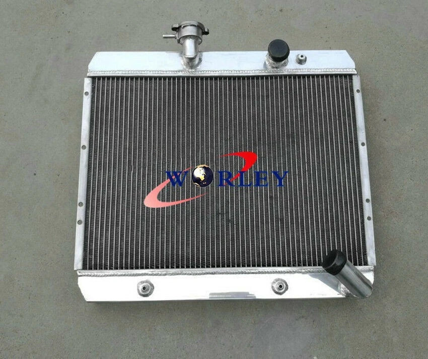 4 Row Radiator, Shroud, Fans for Jaguar XKE S2 E-TYPE (1968-1970)
