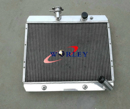 4 Row Radiator, Shroud, Fans for Jaguar XKE S2 E-TYPE (1968-1970)