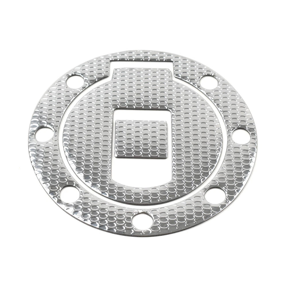 Silver Gas Tank Cap Cover Decal for Yamaha XJR400 1200 1300 (1994-2007)