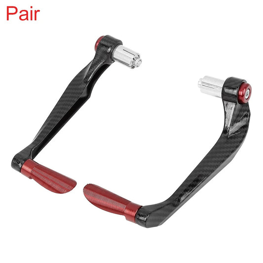 1 Pair Universal Motorcycle Brake Clutch Lever Protector Hand Guard Red