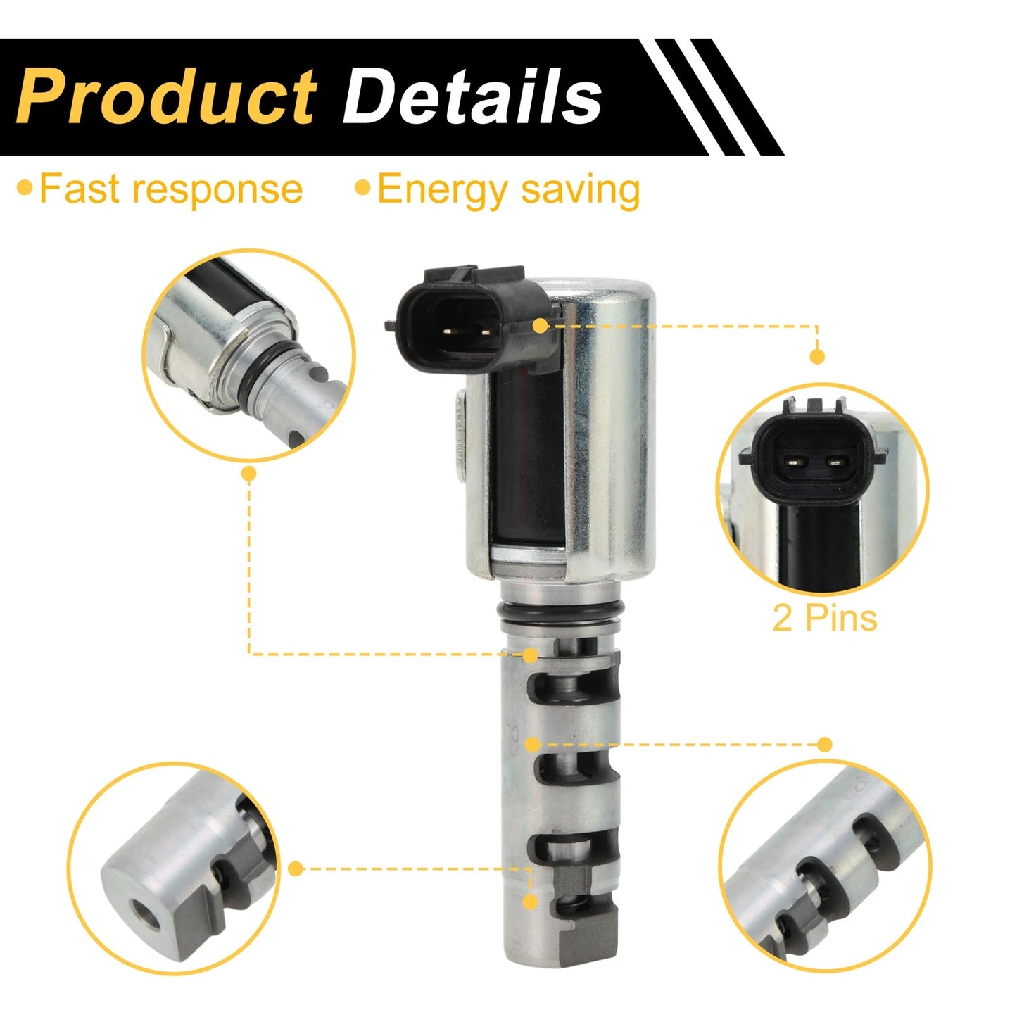 Camshaft Oil Control Valve for Toyota Highlander 2002-2010 (2 x)