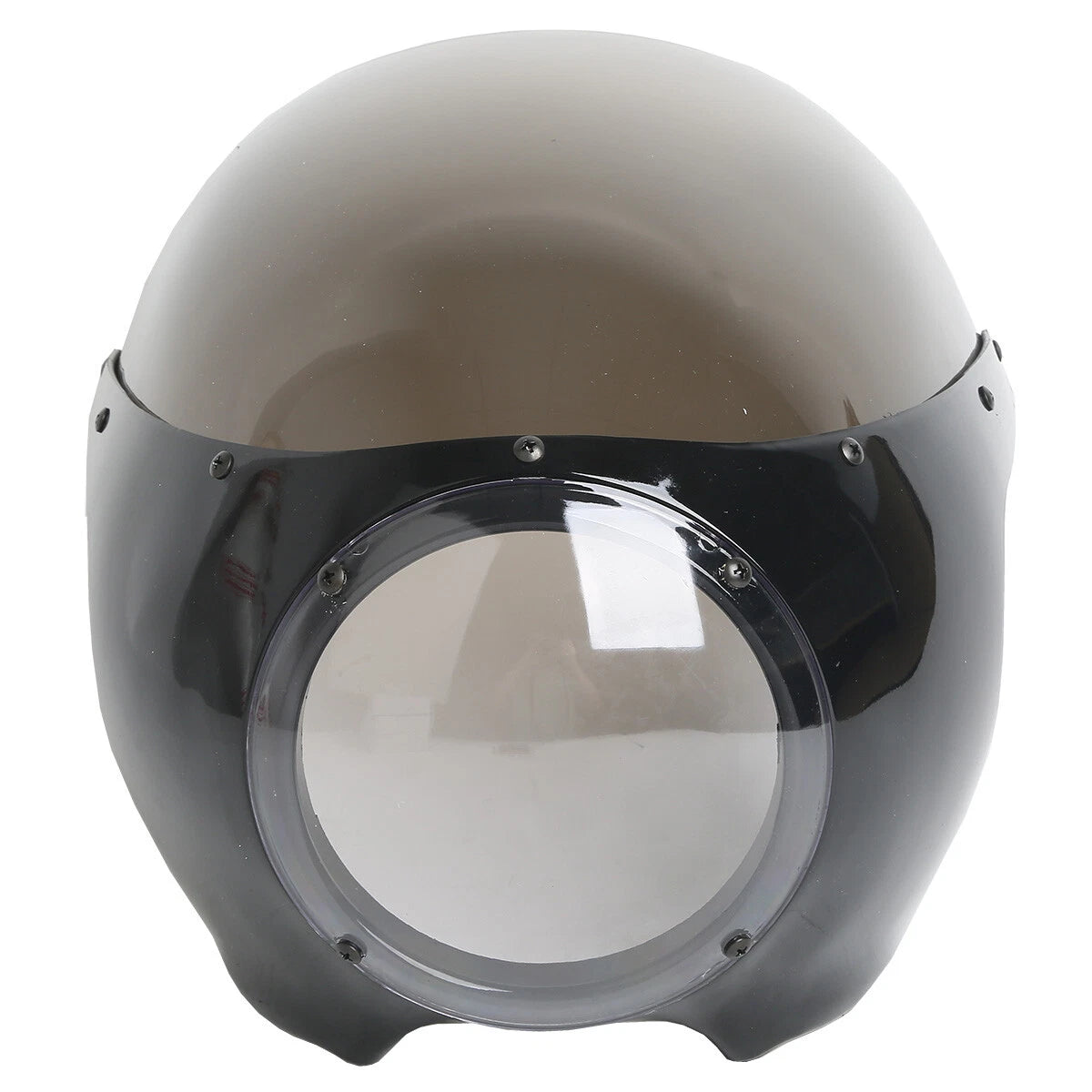 5 3/4" Black Front Headlight Fairing Windshield for Harley Dyna Sportster XL (2004-2023)