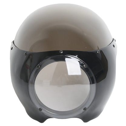 5 3/4" Black Front Headlight Fairing Windshield for Harley Dyna Sportster XL (2004-2023)