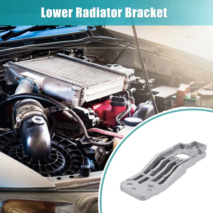 2 x Lower Radiator Bracket with Rubber Cushion Bushing for Buick