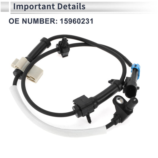 1 Pc ABS Wheel Speed Sensor for Chevrolet C3500 (1995 - 1996)
