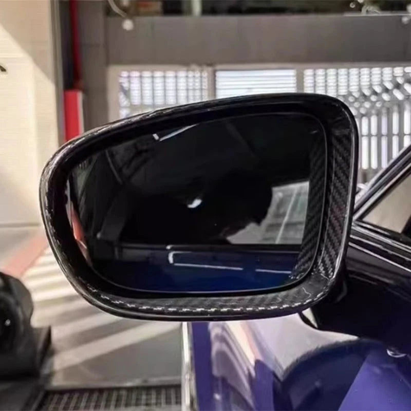 Real Carbon Fiber Replace Side Mirror Caps Cover for Porsche 911 991.1 2013-2015