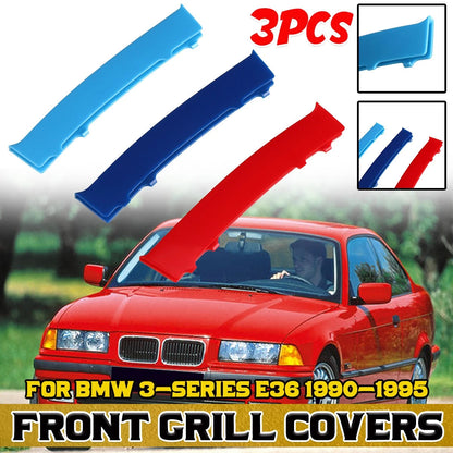 Grill Cover Strips Clip Front for BMW 3 Series E36 (1990–1995)