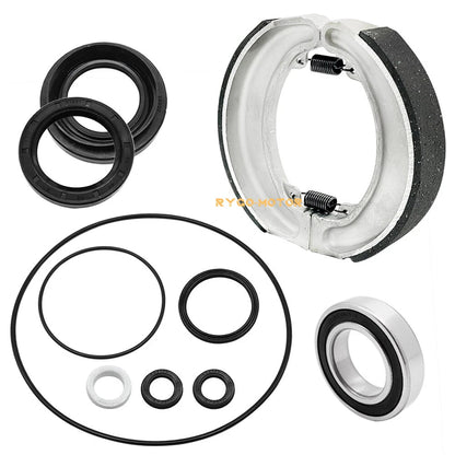 Brake Drum Shoes Bearing Seals for Honda TRX300 Fourtrax (1988–2000)