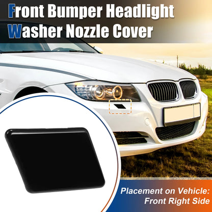 Right Side Front Bumper Washer Nozzle Cover for BMW 3 Series E90 (2007-2013)