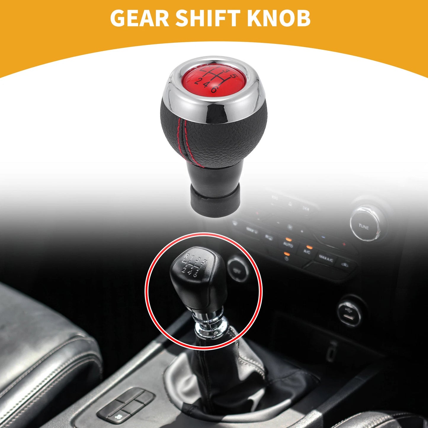6 Speed Gear Shifter Knob for Mini Cooper R56 (2006-2012)