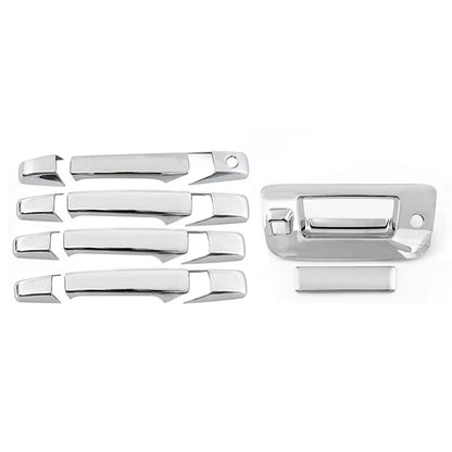 Chrome Door Handle Covers & Tailgate Trim for 2008-2014 Chevy Silverado GMC Sierra