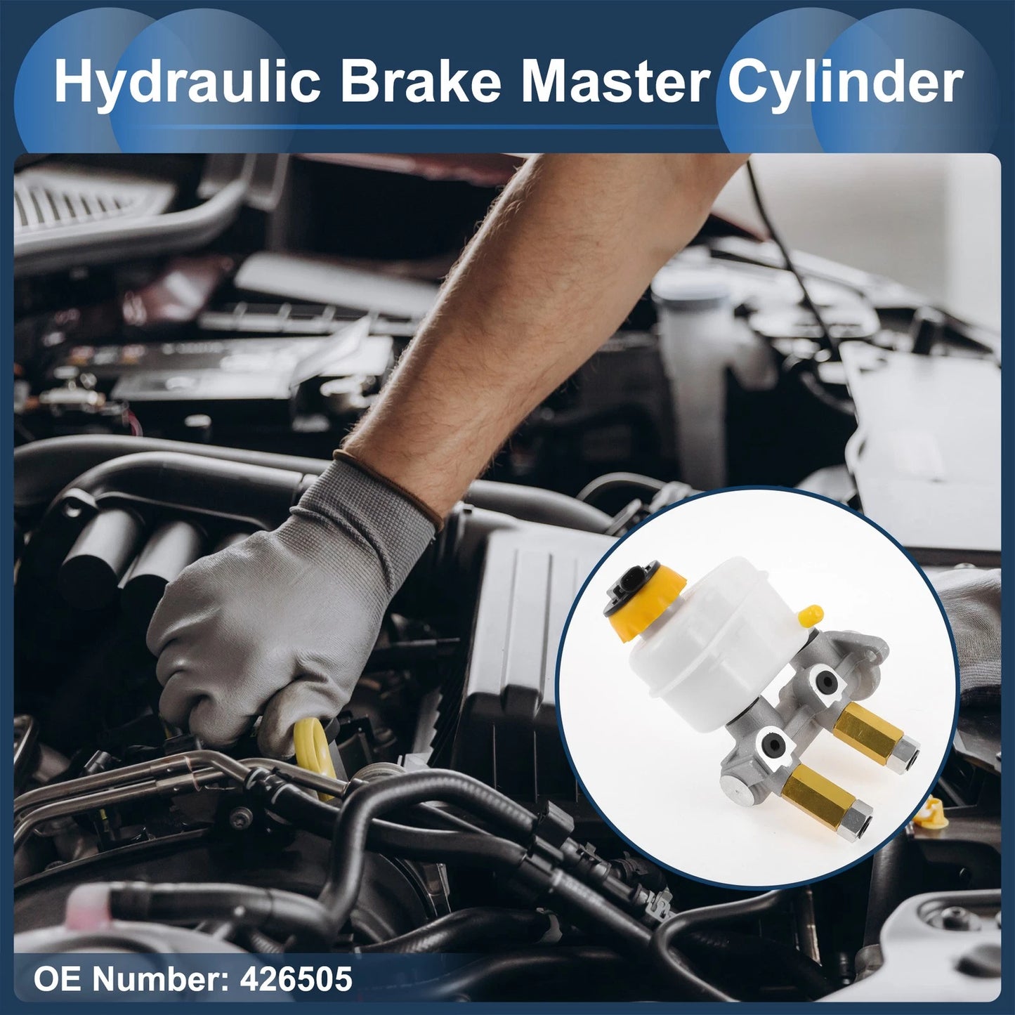 Brake Master Cylinder with Reservoir for Daewoo Lanos Saloon (2005-2018)