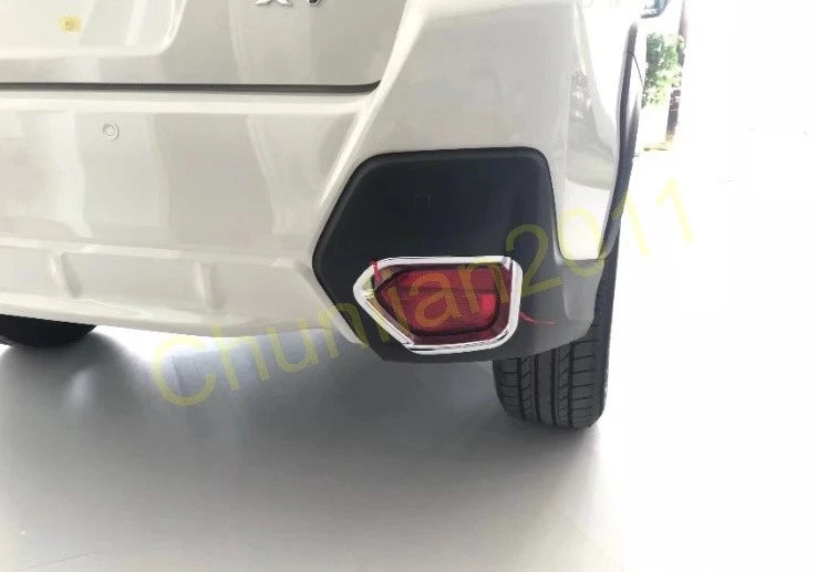 Rear Fog Light Cover Trim for 2018-2021 Subaru XV 2 x Foglight Decoration