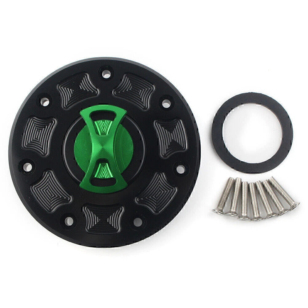 Fuel Gas Tank Cap Cover for Kawasaki Ninja ZX-6 ZX-7 ZX-9 ZRX-1100 GPZ500