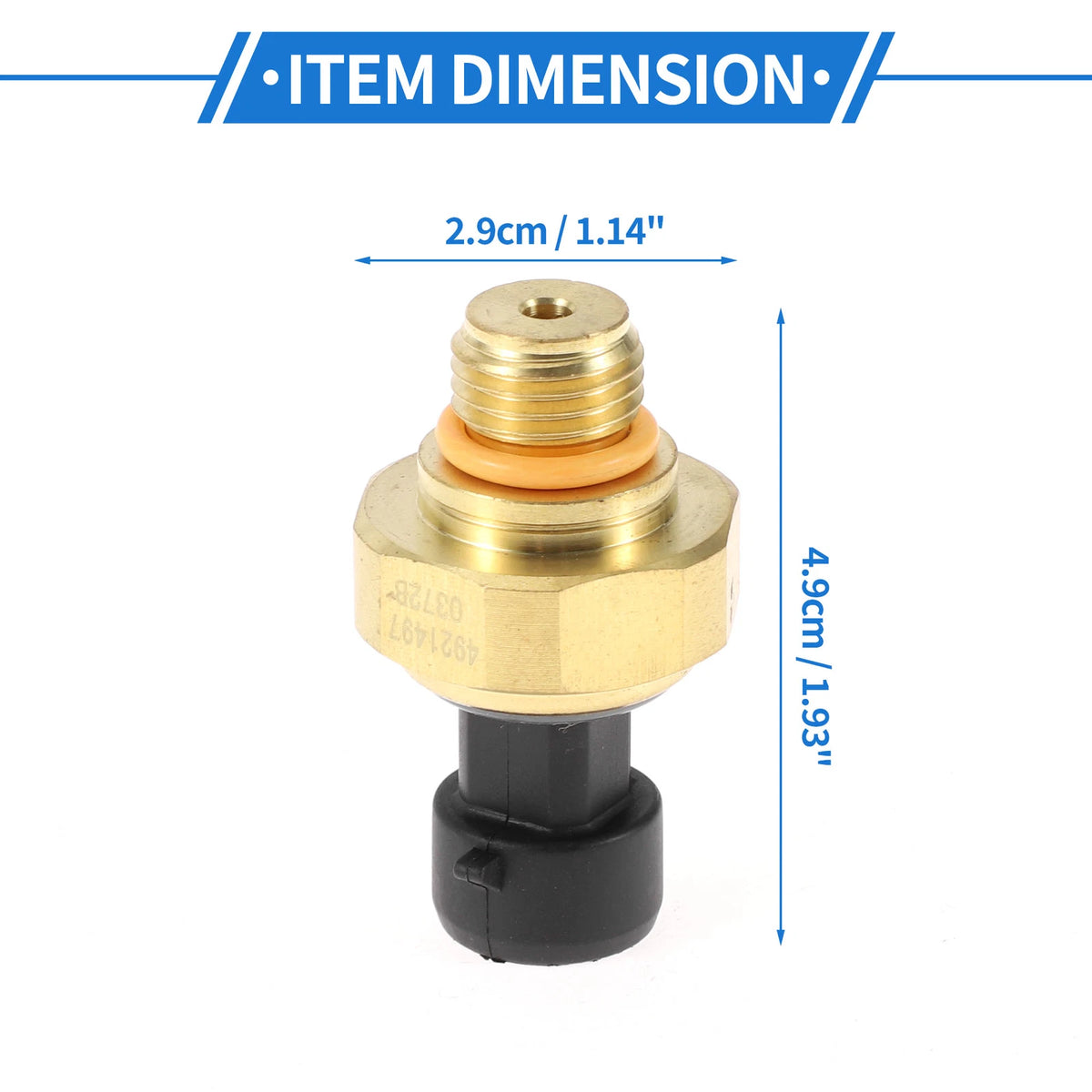 Engine Oil Pressure Sensor for Dodge 2500 3500 (1998-2001) Metal Black
