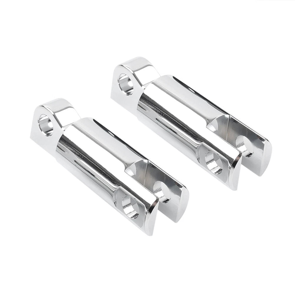2 x Male Mount Foot Peg Extensions for Harley Sportster, Softail, Dyna, Touring