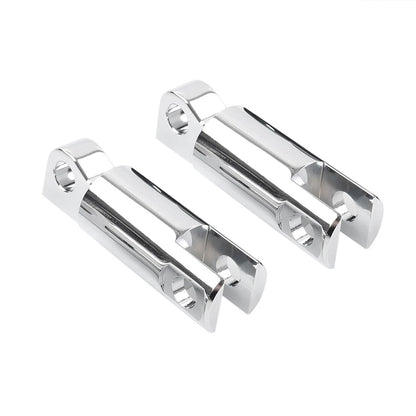 2 x Male Mount Foot Peg Extensions for Harley Sportster, Softail, Dyna, Touring