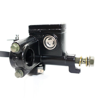 10mm Banjo Front Left Hydraulic Brake Master Cylinder for PIT Quad Dirt Bike ATV