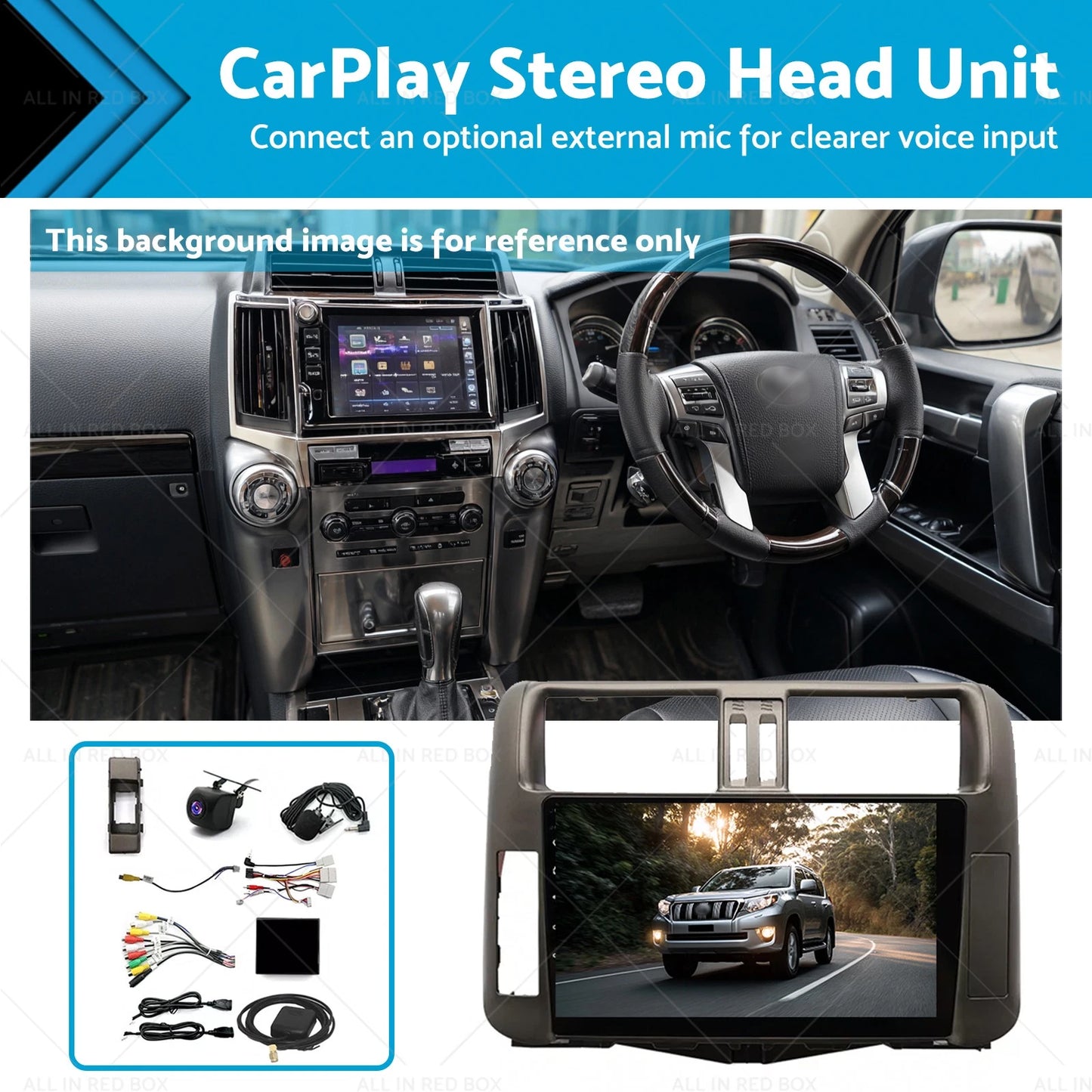 9'' Car Stereo Radio Head Unit for Toyota Prado 150 (2009-2013)