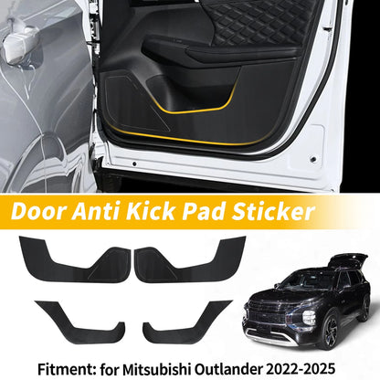 Anti Kick Pad Sticker Scratch Protector for Mitsubishi Outlander (2022-2025)