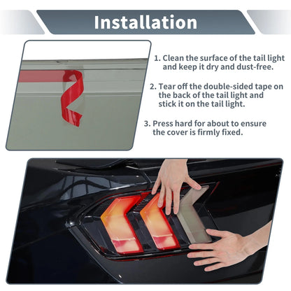 Tail Light Cover for Ford Mustang GT S650 Dark Horse Ecoboost (2024-2025)