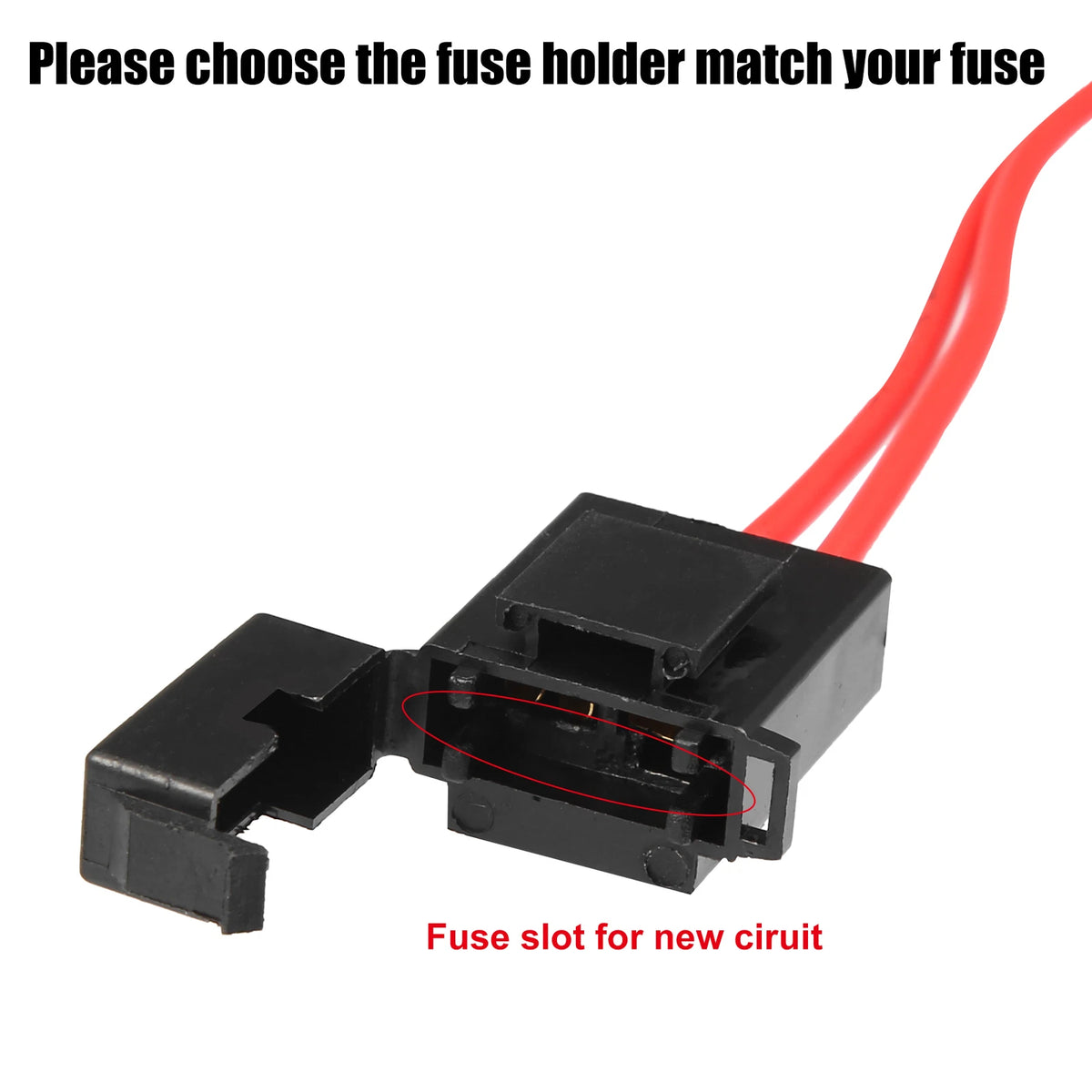 20A Blade Style Fuses Mini Fuse Adapter Tap for Cars