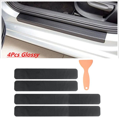 4x Front Rear Scuff Plate Door Sill Panel Protectors for Car