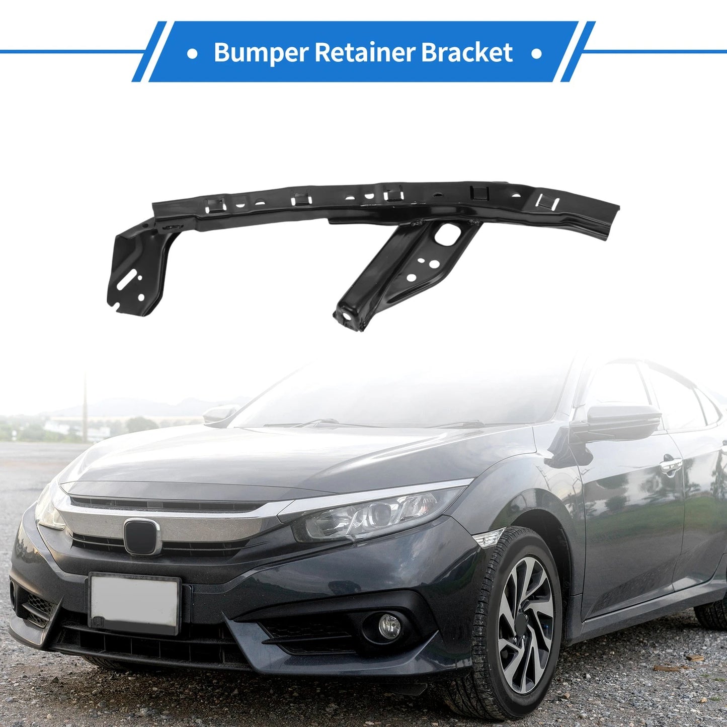 Front Left Bumper Retainer Bracket for Honda Civic (2012-2015)