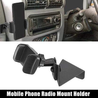 Mobile Phone Holder Mount Kit for Jeep Wrangler TJ LJ (1997-2006)