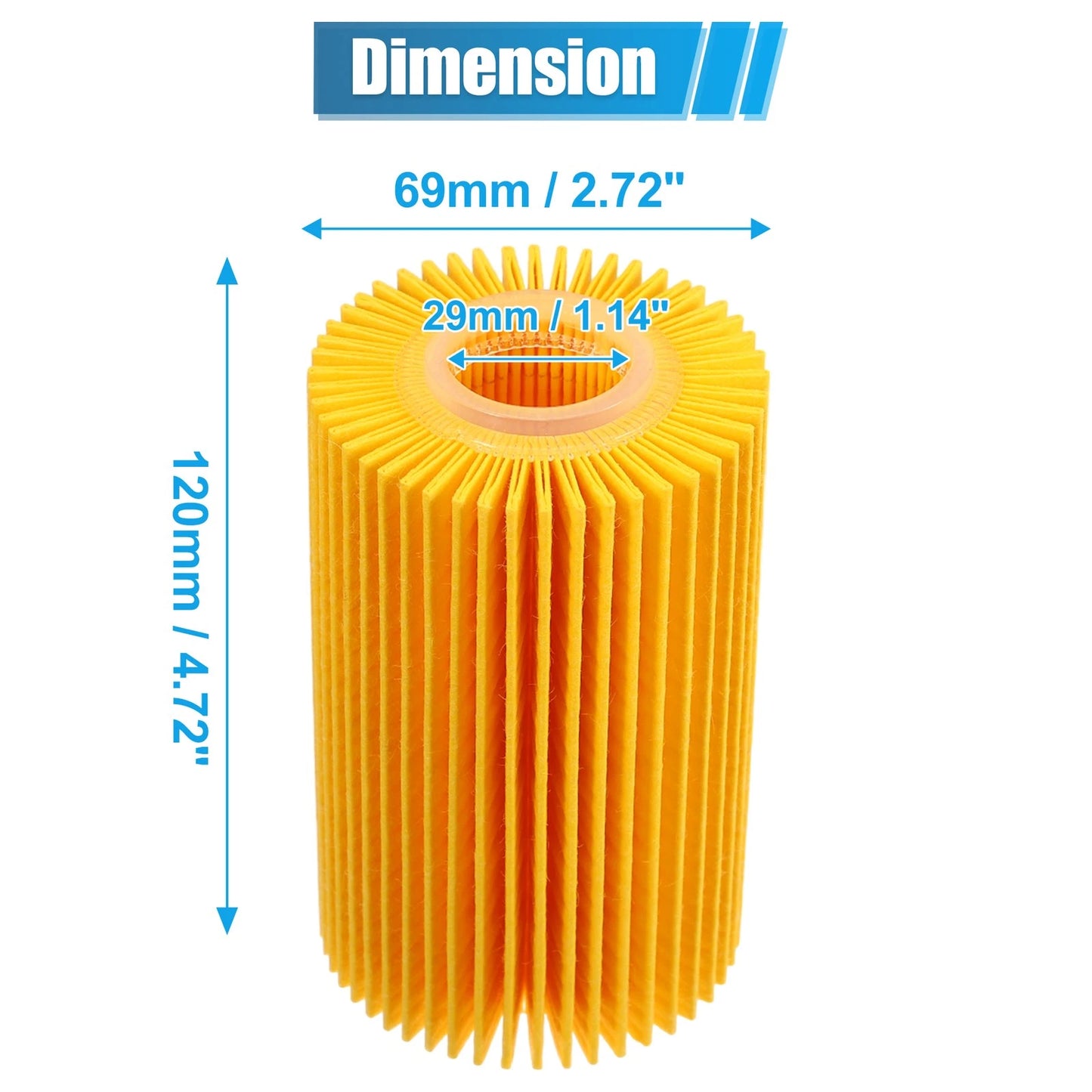 Engine Oil Filter Set for Toyota Sequoia (2001-2023)