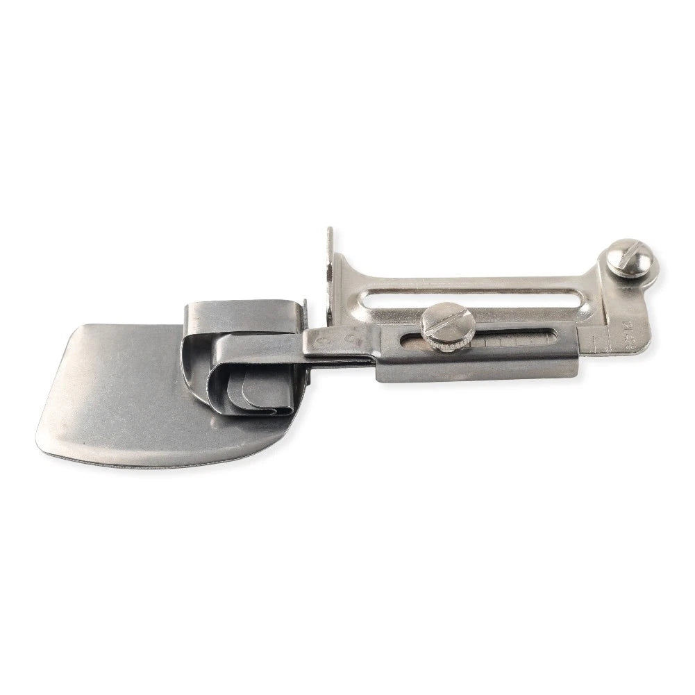 Adjustable End Size Double Fold Hemming Folder Attachment for Sewing Machines