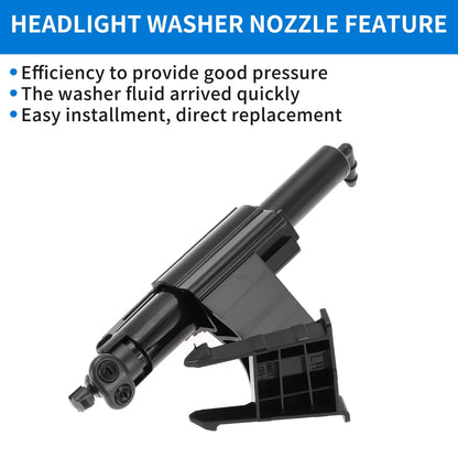 Front Driver Side Headlight Washer Nozzle for Ford Focus (2012-2018)