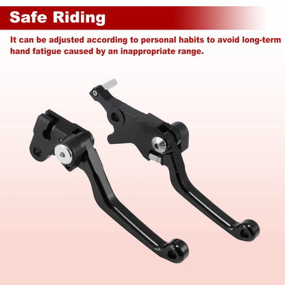 Short Brake Clutch Levers 1 Pair for Honda CRF250L CRF300L Rally (2013-2023)