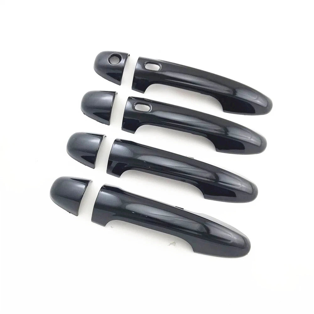4 Pcs Black Car Door Handle Covers for Toyota Hilux (2015-2020)