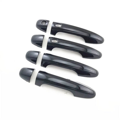 4 Pcs Black Car Door Handle Covers for Toyota Hilux (2015-2020)