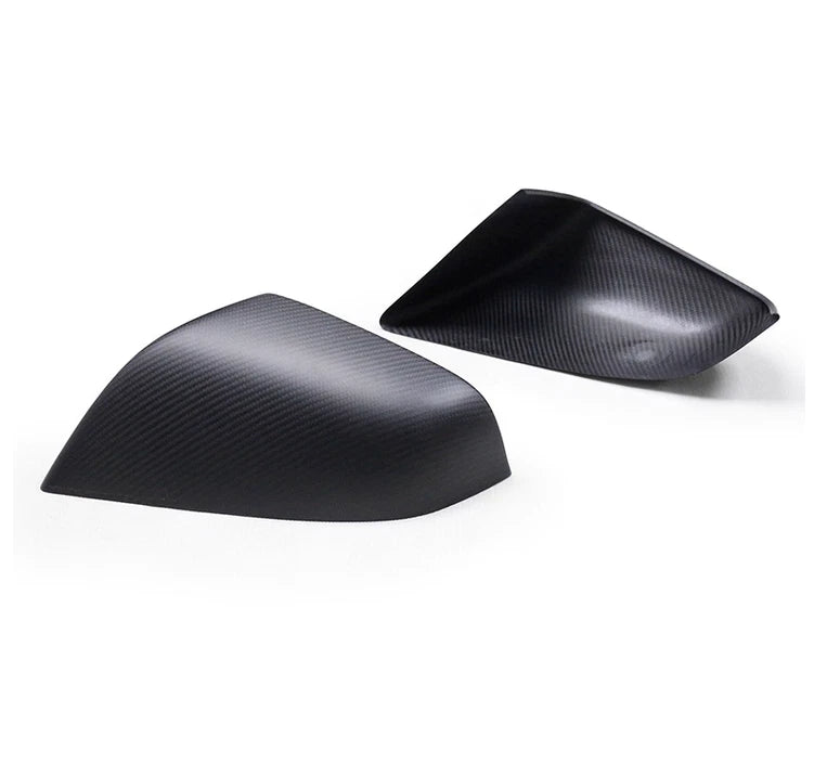 Dry Carbon Fiber Rear View Side Mirror Cover for Tesla Model S (2012–2020)