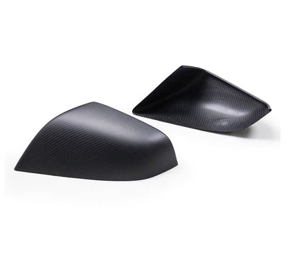 Dry Carbon Fiber Rear View Side Mirror Cover for Tesla Model S (2012–2020)
