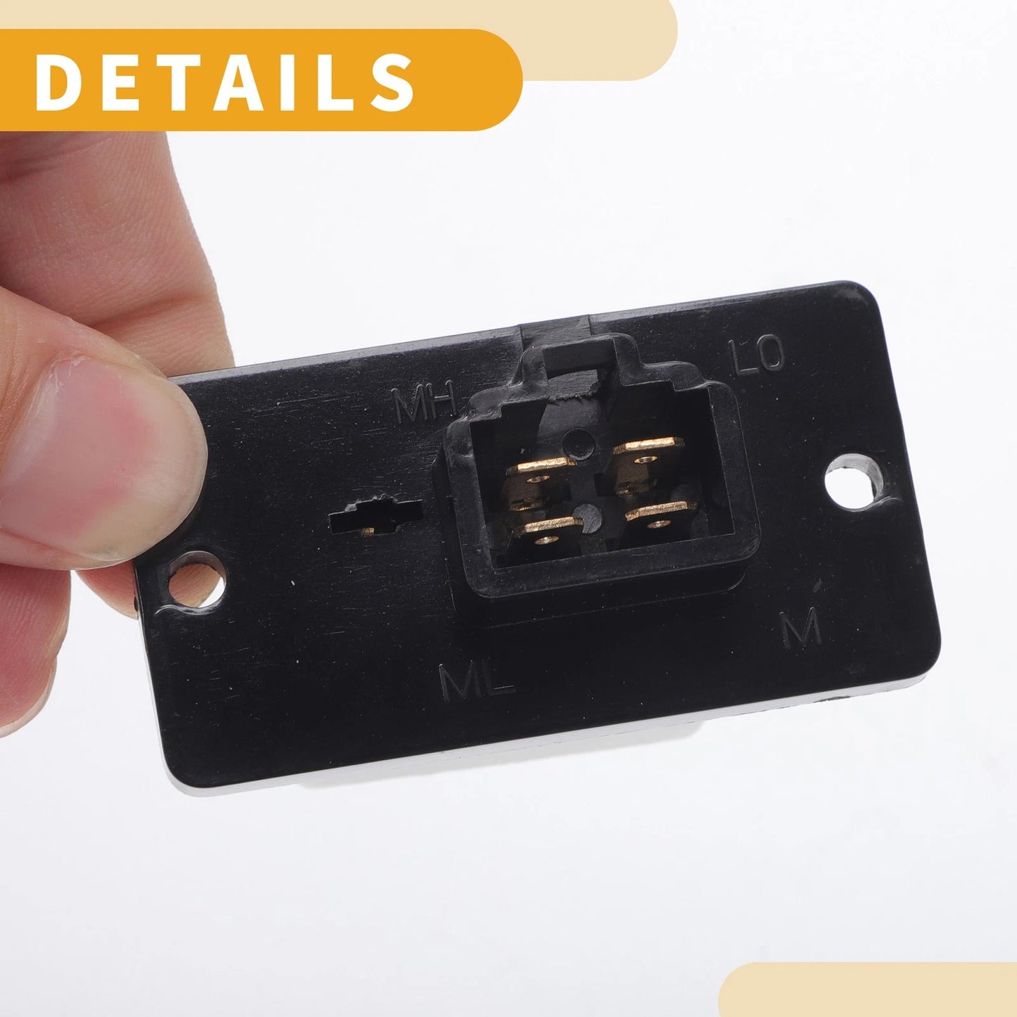 Blower Motor Resistor for HVAC (1 Pcs) - Compatible with Various Models