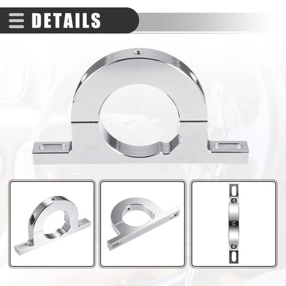 Steering Column Keyed No Drop Mount for GM GMC Metal Silver Tone