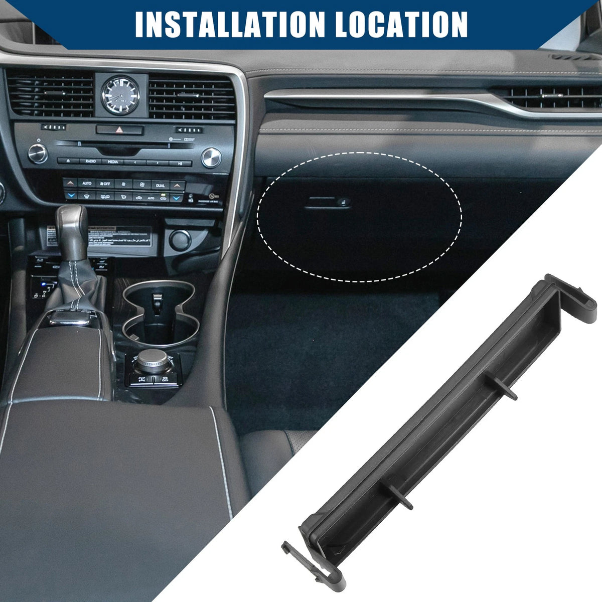 AC Cabin Air Filter Plate Cover Door Panel for Toyota Lexus