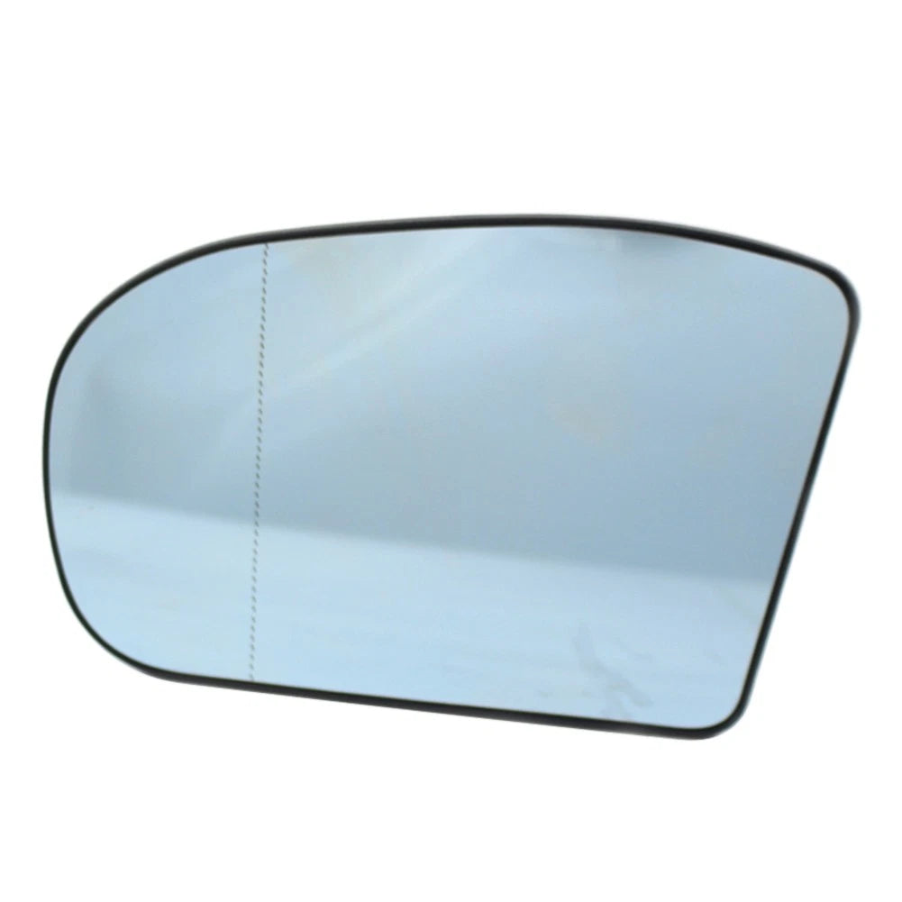 Heated Blue Wide Angle Door Mirror Glass for Benz C E Class W203 W211 (2001-2009)