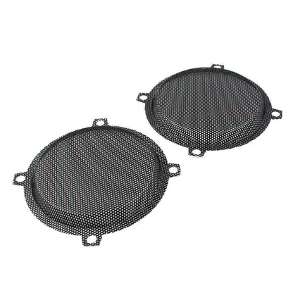 Black Wired Steel Mesh Speaker Grills for Harley Electra Glide