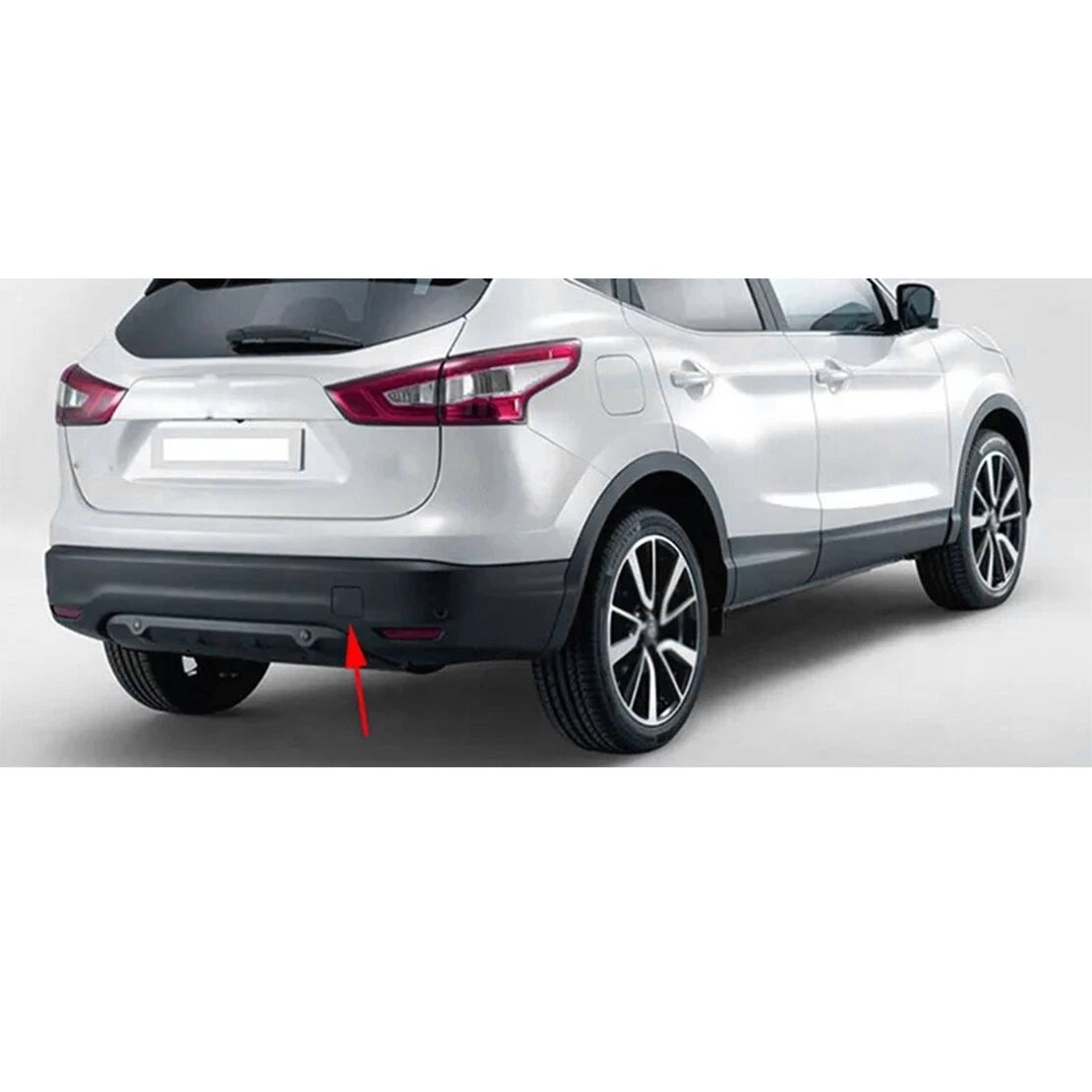 Rear Bumper Towing Eye Cover for Nissan Qashqai J11 (2014-2017)