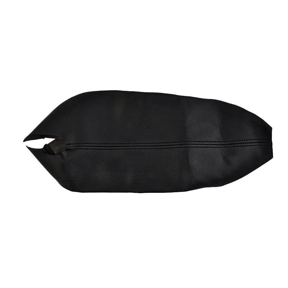 Leather Armrest Center Console Lid Cover for Black Car (2008–2012)