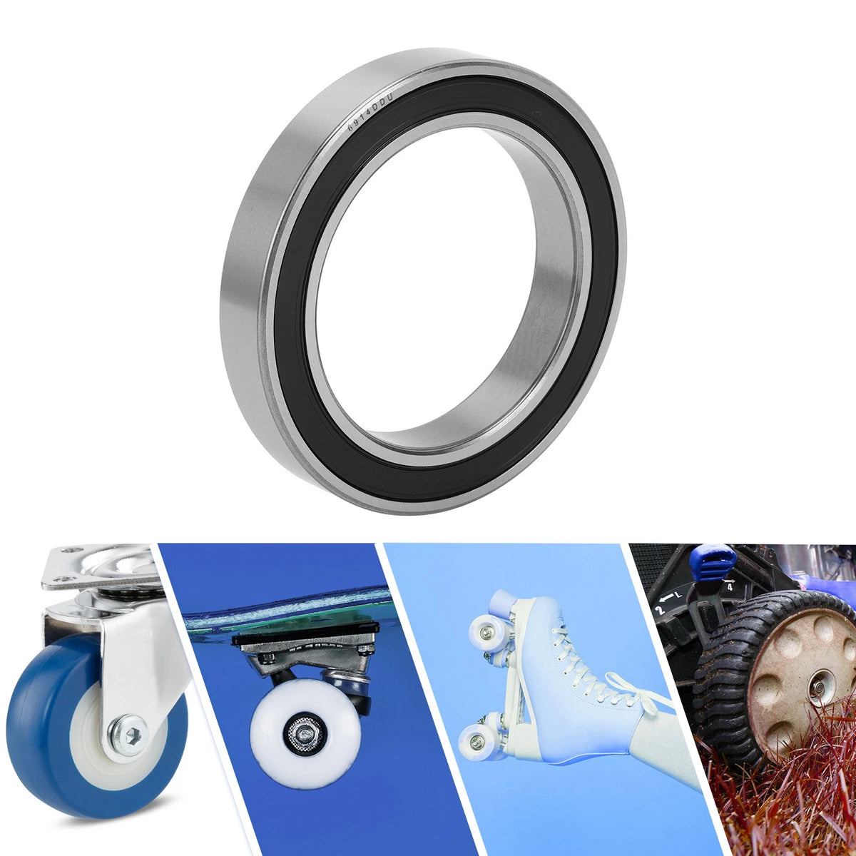 70x100x16mm Deep Groove Ball Bearings for Scooter Skateboard Wheel