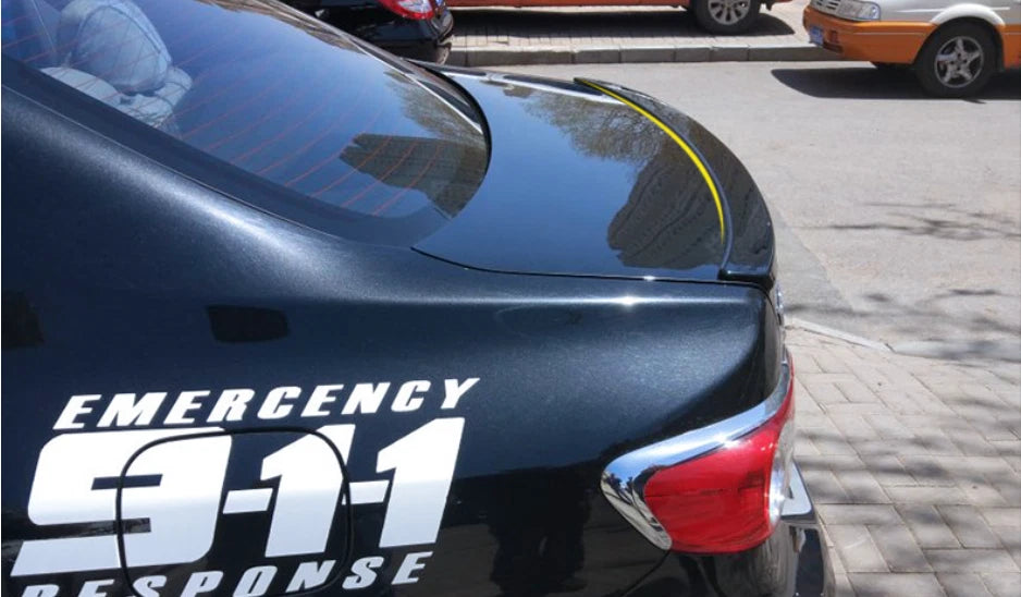 Black Factory Style Rear Spoiler Wing for Toyota Corolla Sedan (2009-2013)