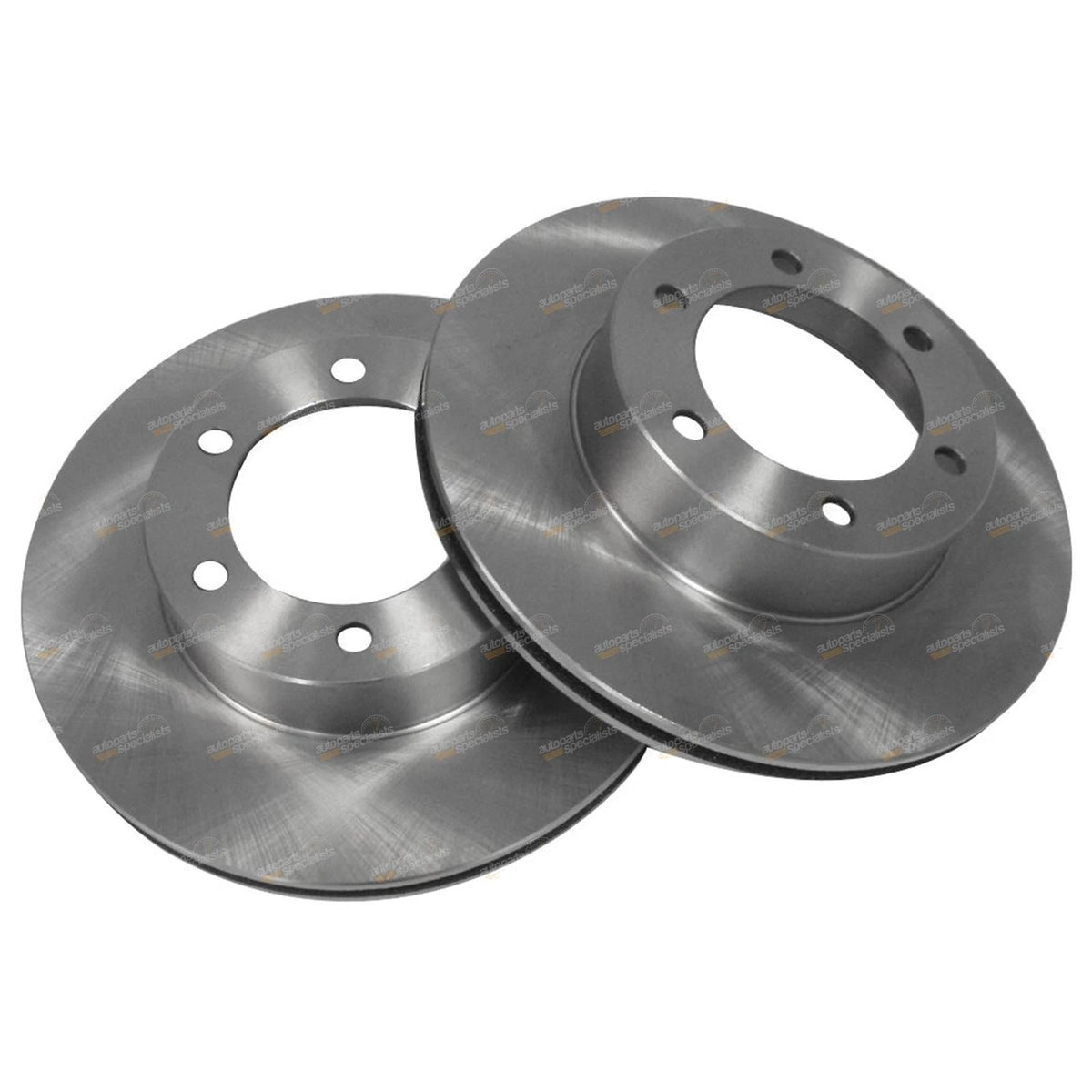 2 x Front Disc Brake Rotor + Pads for Prado KDJ120R GRJ120R (2002–2009)