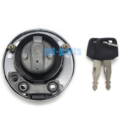 Fuel Gas Tank Cap Cover Keys for Kawasaki EJ650 W650 (1999-2008) EJ800 W800 (2011-2016)