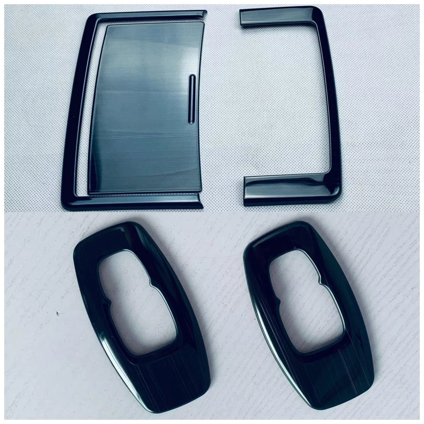 Front & Rear Reading Light Cover Trim for Mitsubishi Outlander 2022-2025 Black